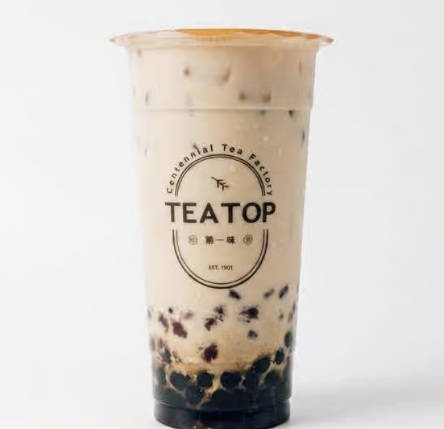 [TT-D-008] [8] Té de leche con perlas y frijol rojo